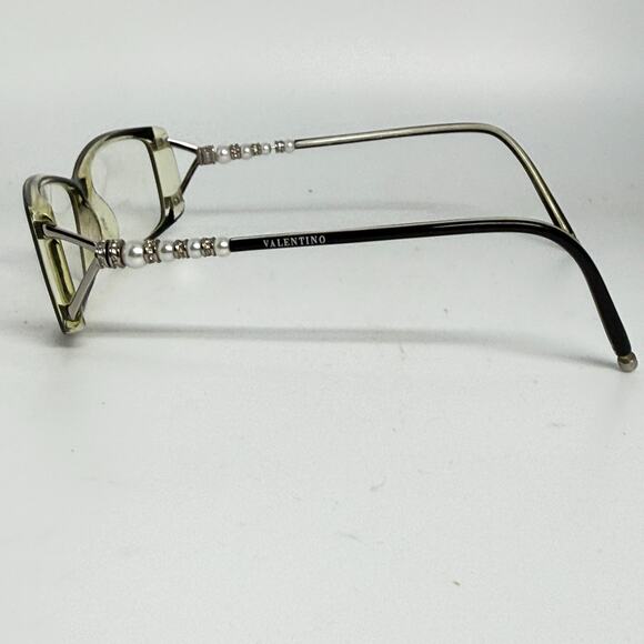 Valentino 5423/c Eyeglasses Frames Black Pearl silver 135 Italy H19903 - Picture 2 of 7
